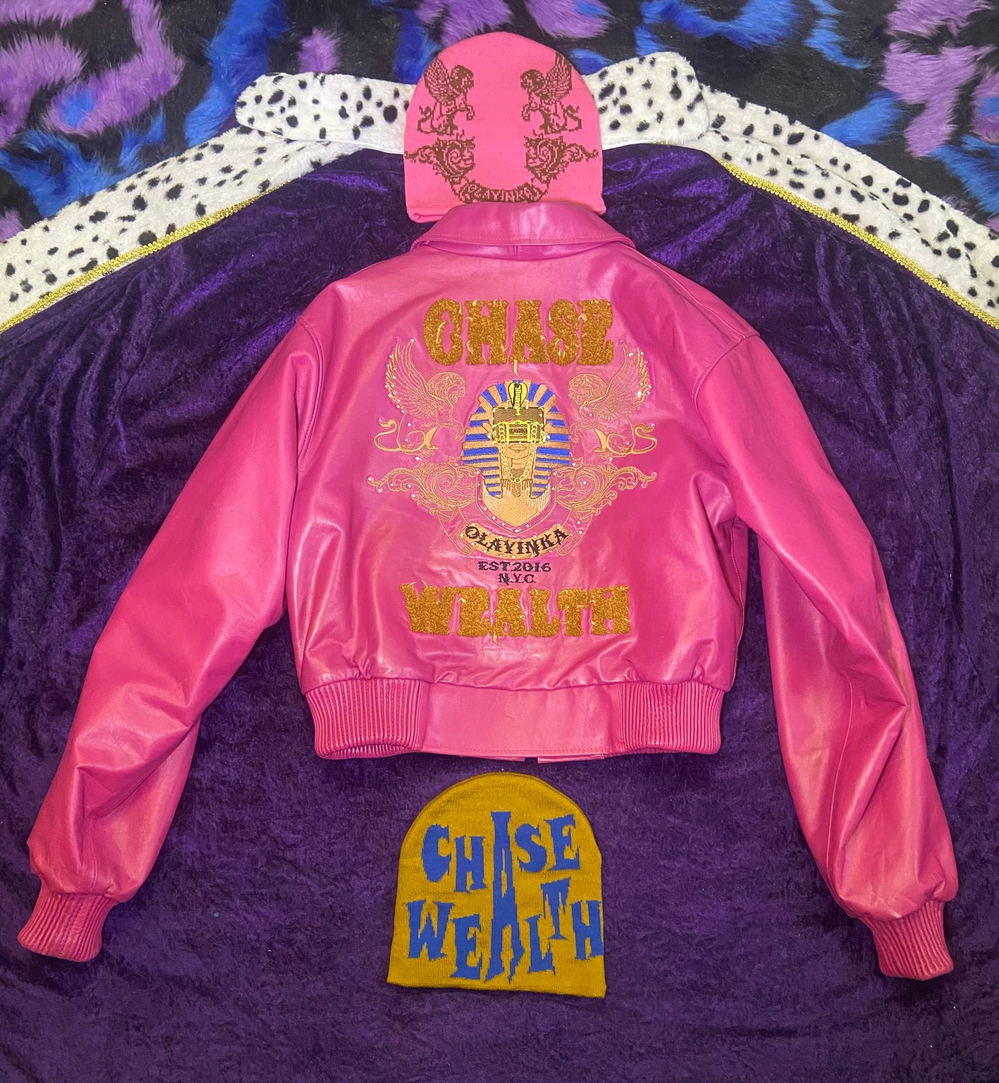 Chase Wealth Women’s Leather Jacket