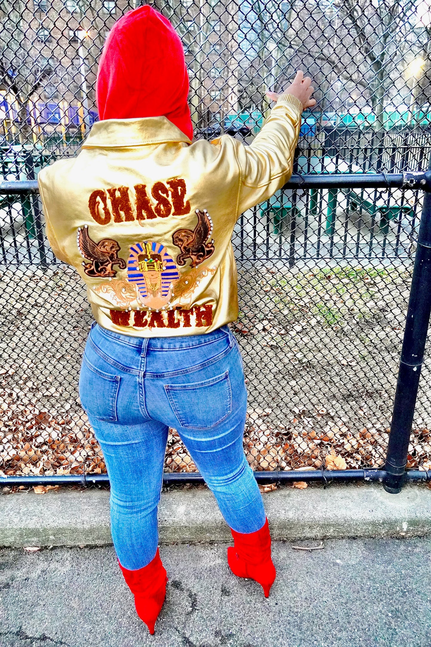 Chase Wealth Leather Jacket